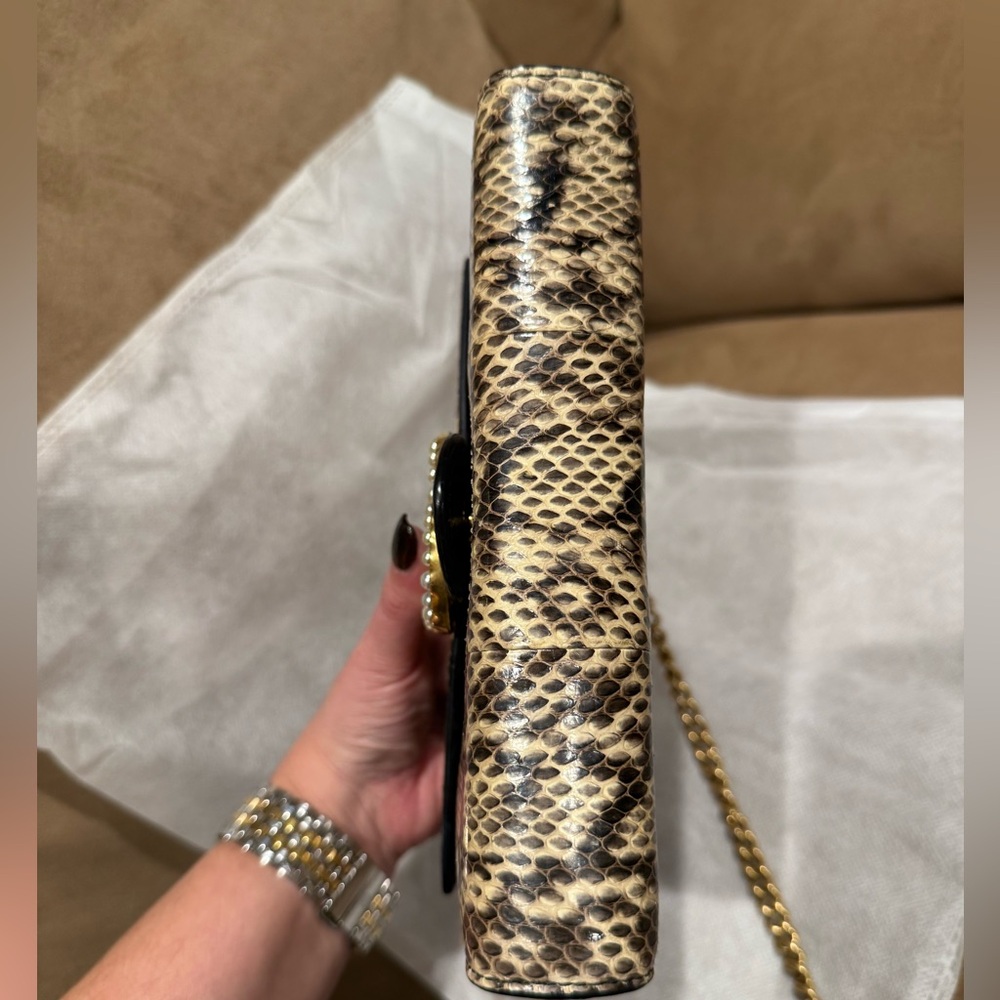 Gucci GG Marmont Python WOC - Picture 12 of 13